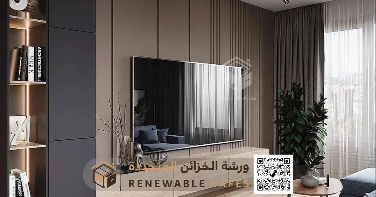 معلم ديكور تلفزيون في الدمام 0510629040 تركيب خلفيات شاشة بالدمام 6 ديكور حائط تلفزيون الظهران حي الدوحة